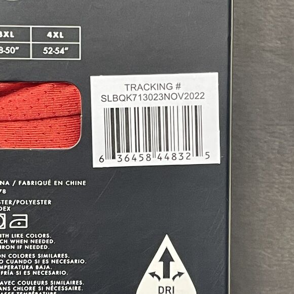 Boxer Briefs Size 3XL Sean John Red Black Dri-Fusion Tech Stretch - Picture 10 of 10